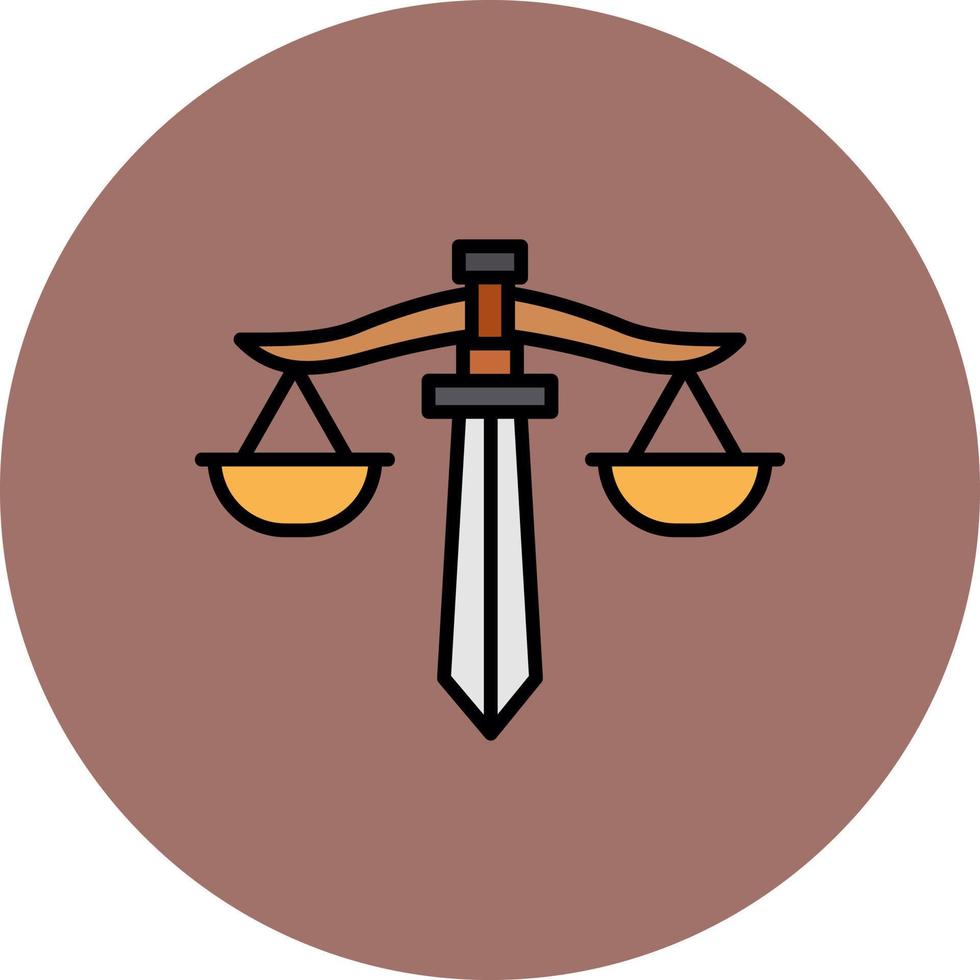 Justice Creative Icon Design vector