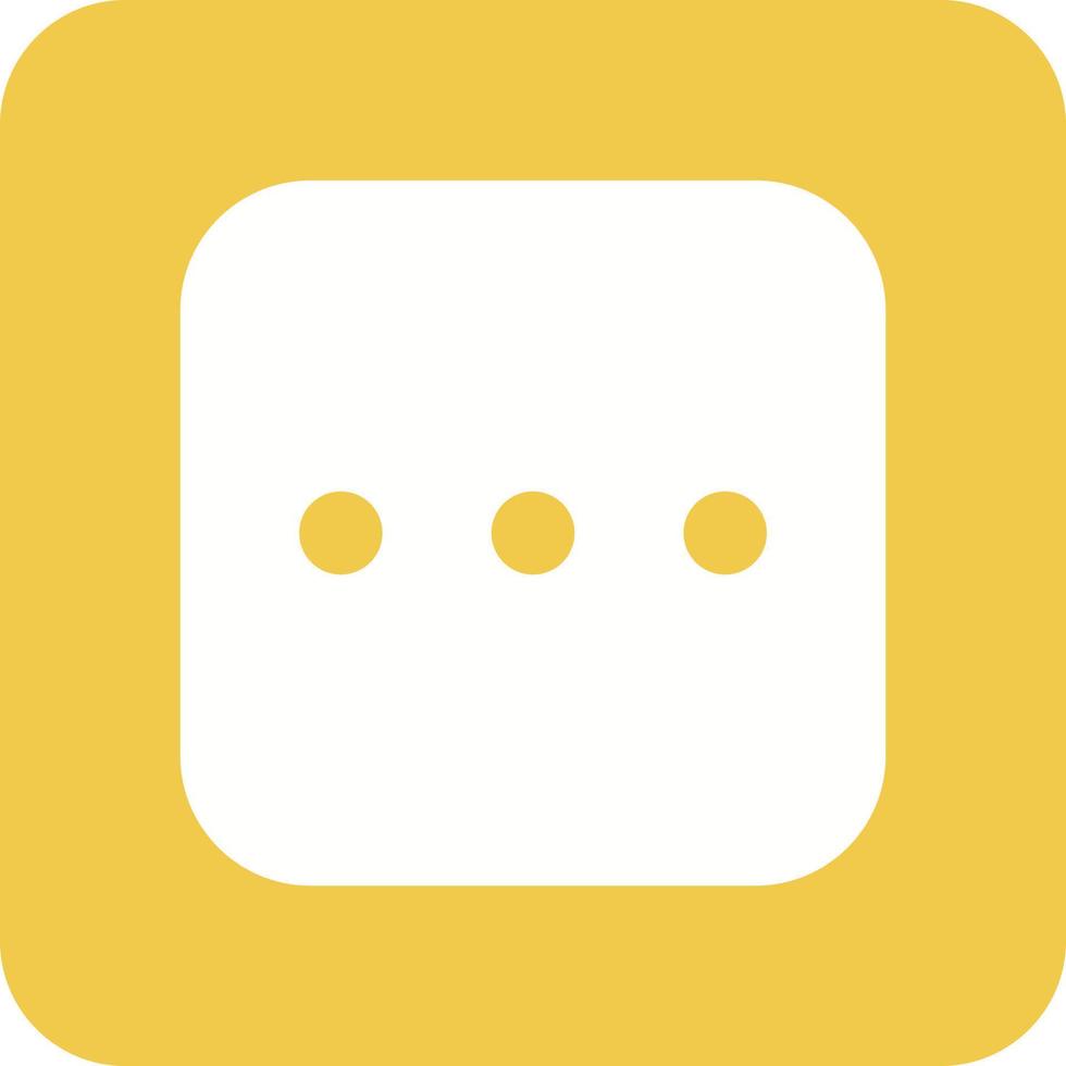 Move Square Glyph Round Corner Background Icon vector