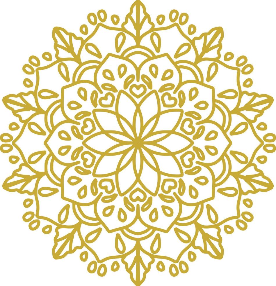 The beautiful Arabesque vector