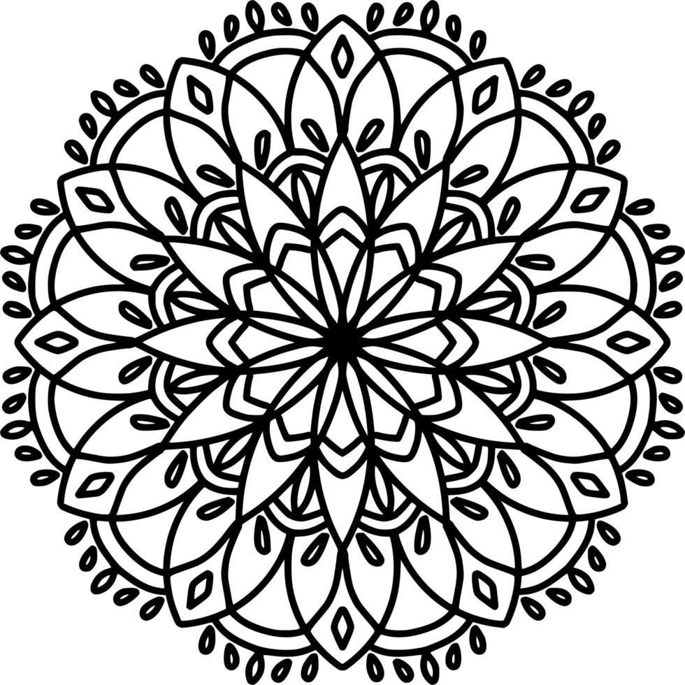 The beautiful Arabesque vector