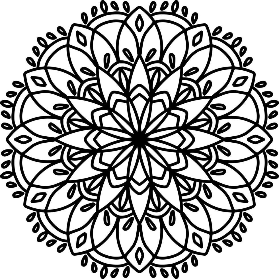 The beautiful Arabesque vector