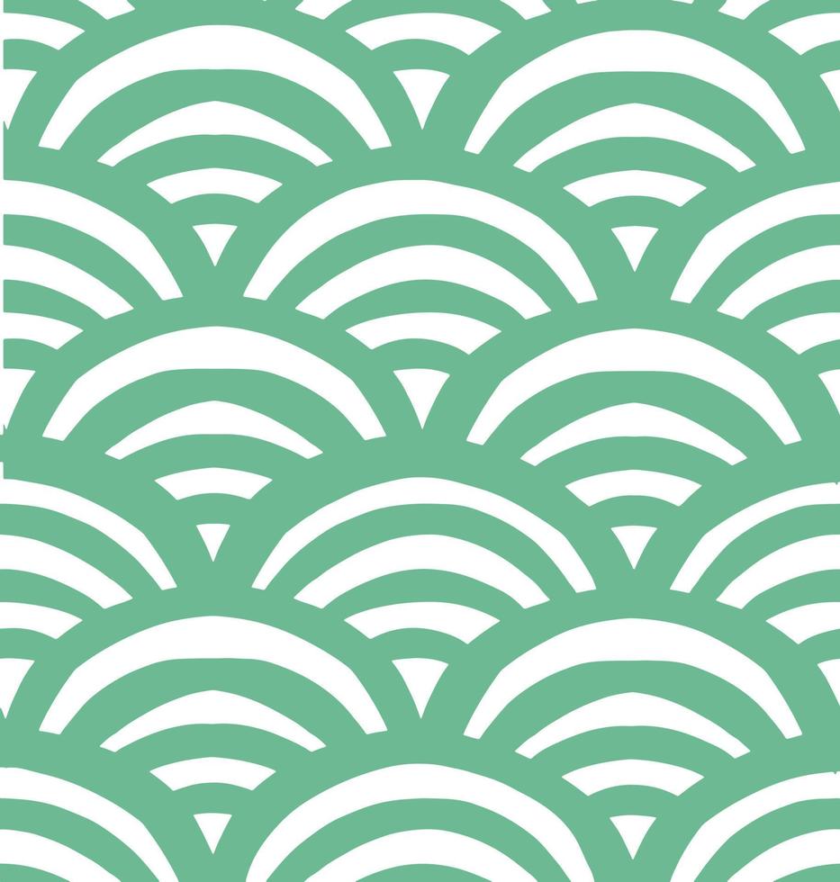 Green chevron geometric seamless pattern ornament vector