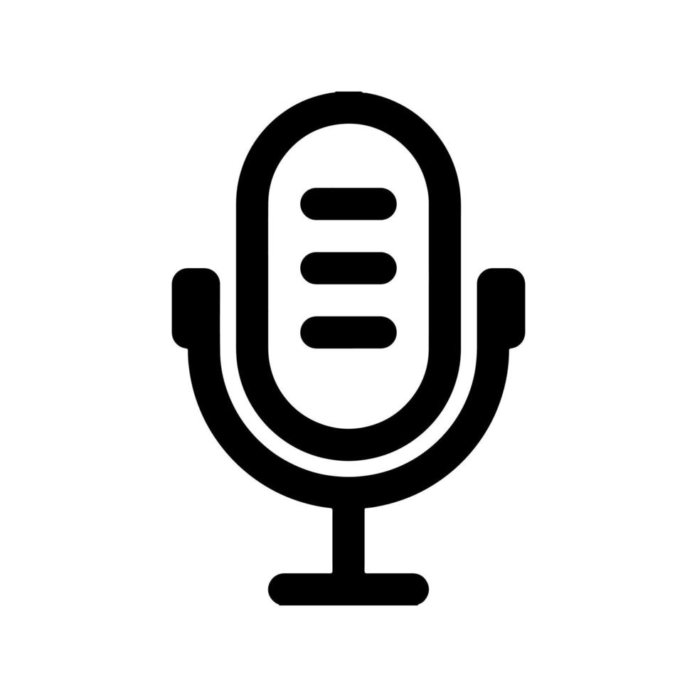 microphone icon and microphone vector image
