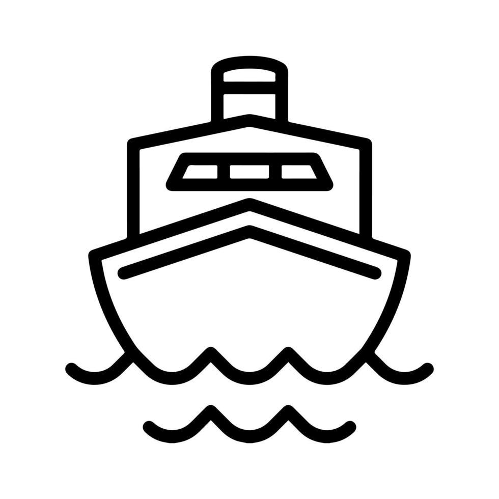 the transportation and ship icon vector