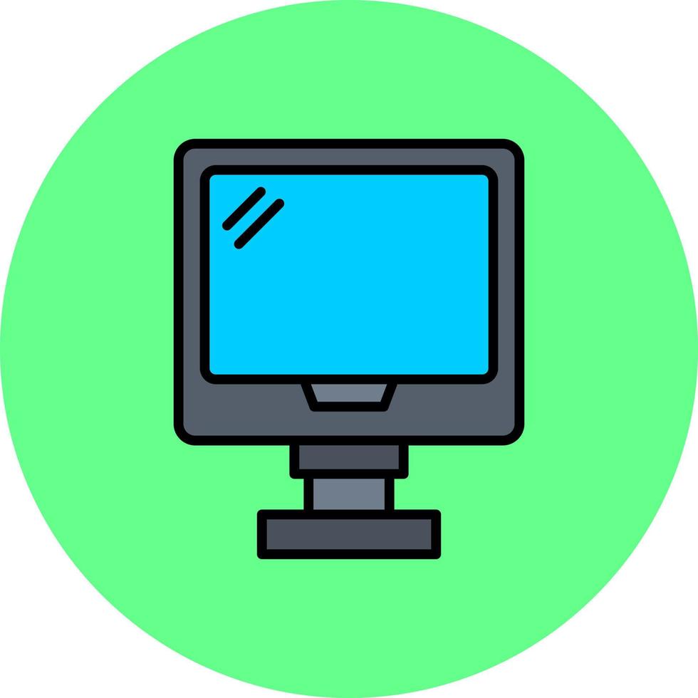 Monitor Creative Icon Design vector