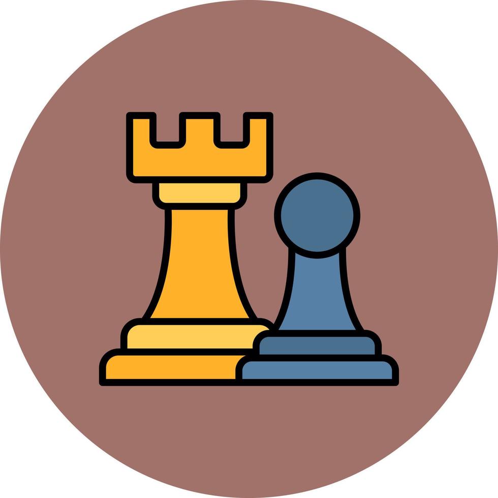 Chess Towers Creative Icon Design vector