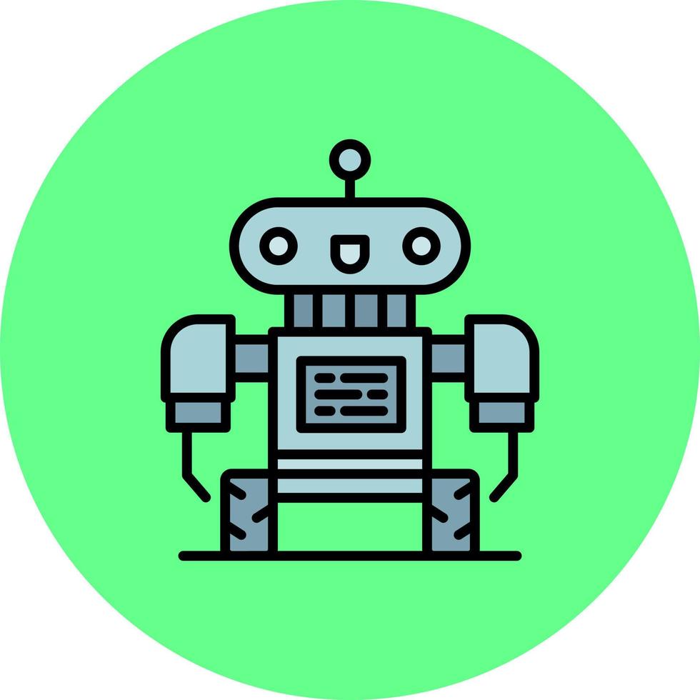 Robot Creative Icon Design vector