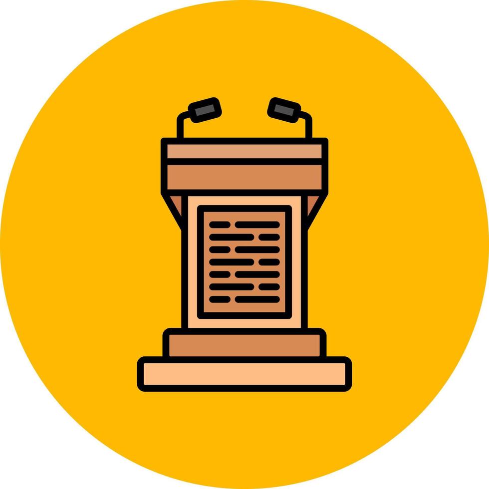 Tribune Creative Icon Design vector