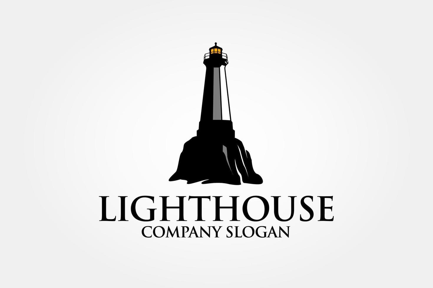 Light House Vector Logo Template. A Clean, Simple, Sharp and Professional Logo. Vector concept illustration for design.