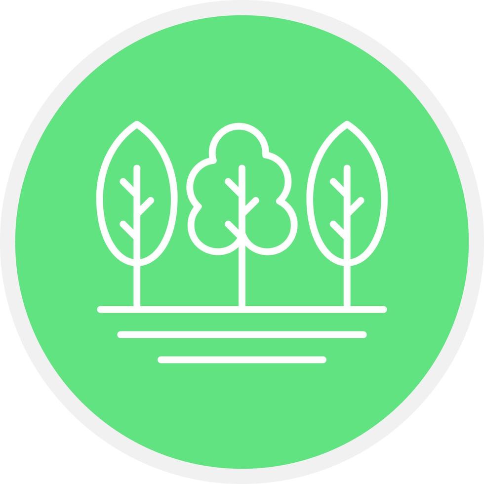 Trees Creative Icon Design vector