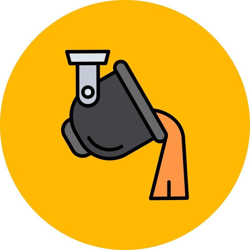 Metallurgy Creative Icon Design vector