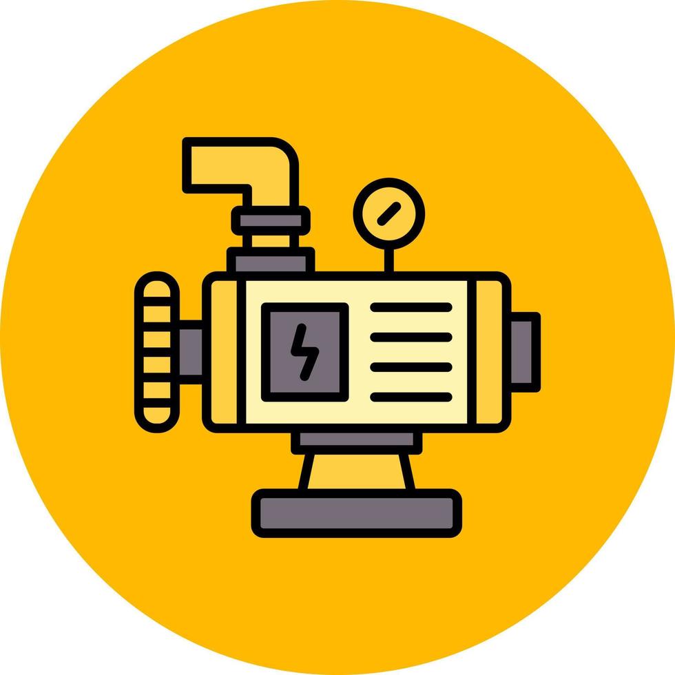 Water Pump Creative Icon Design vector