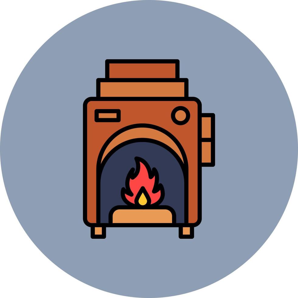 diseño de icono creativo de horno vector