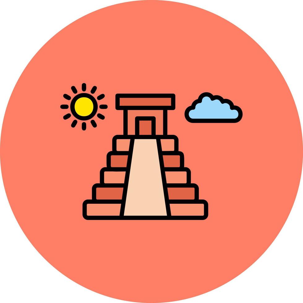 diseño de icono creativo maya vector