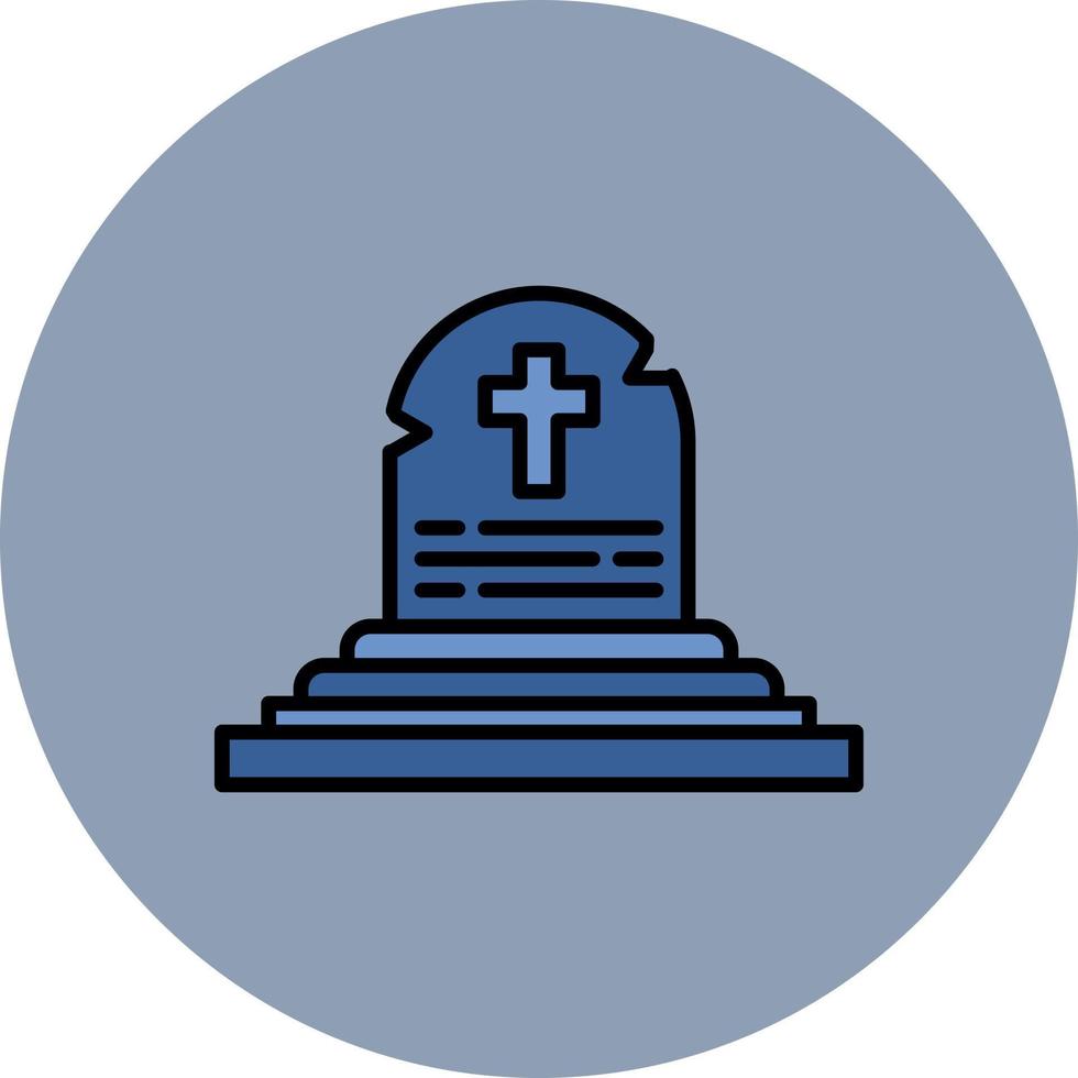 Tomb Creative Icon Design vector