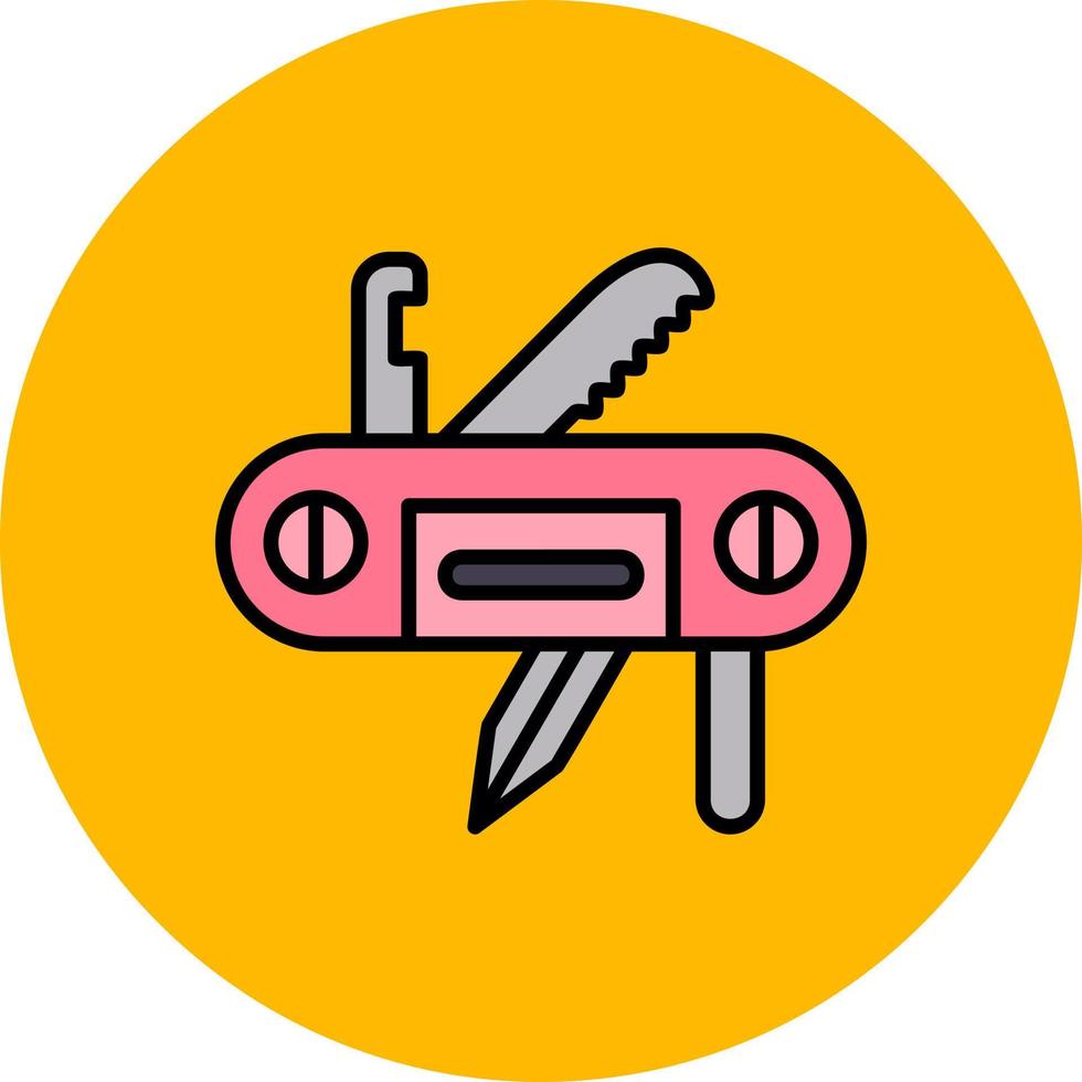 Swiss Army Knife Creative Icon Design vector