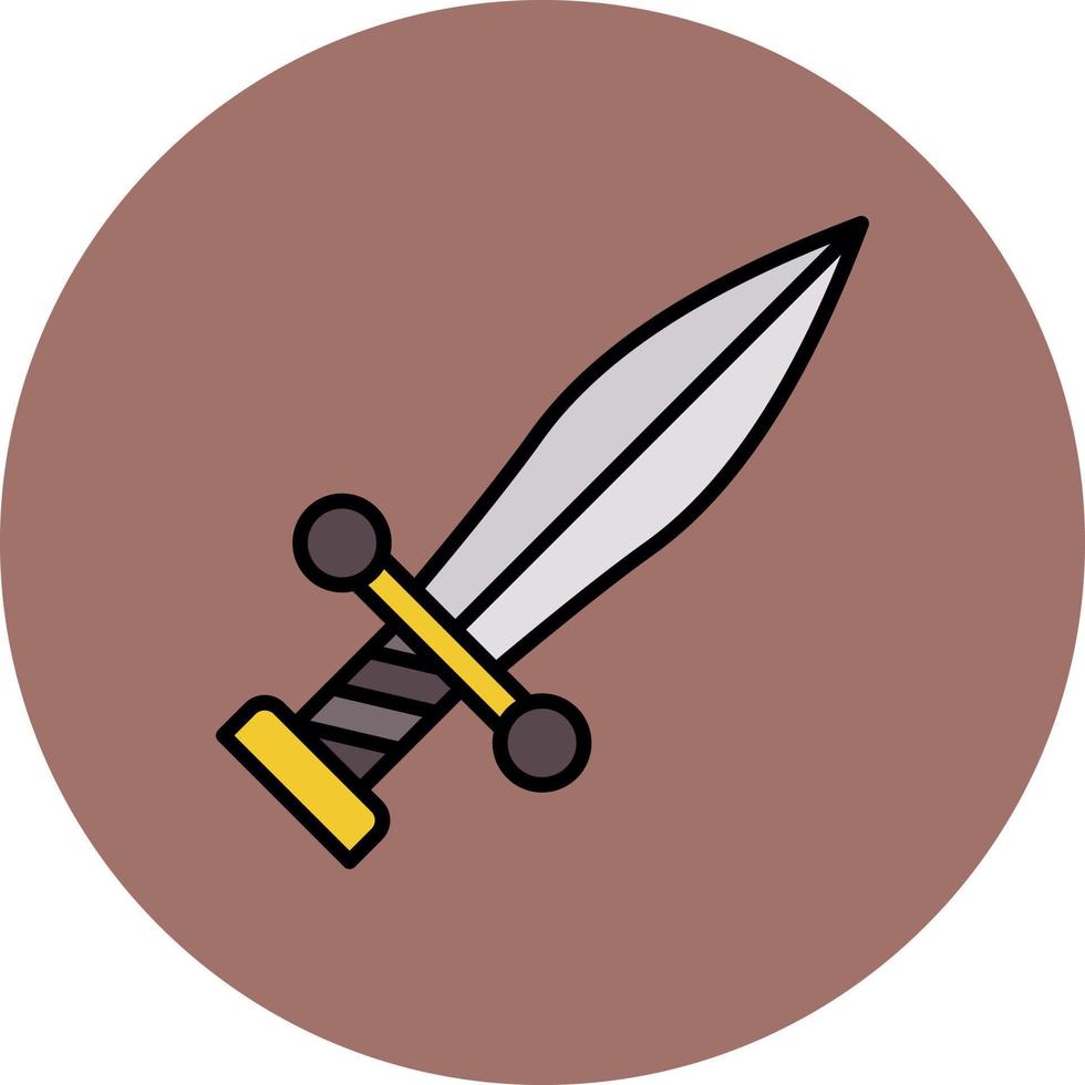 diseño de icono creativo de espada vector