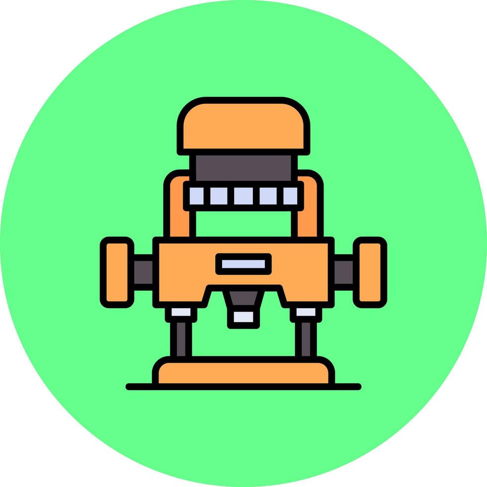 Router Machine Creative Icon Design vector