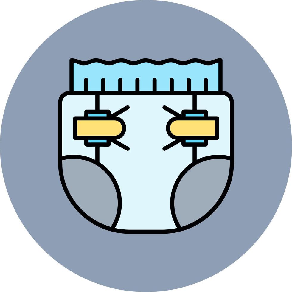 Diaper Creative Icon Design vector