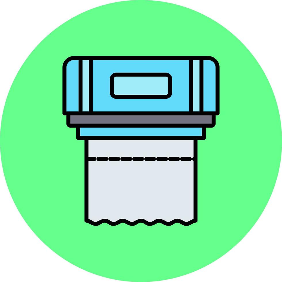 Paper Towel Creative Icon Design vector