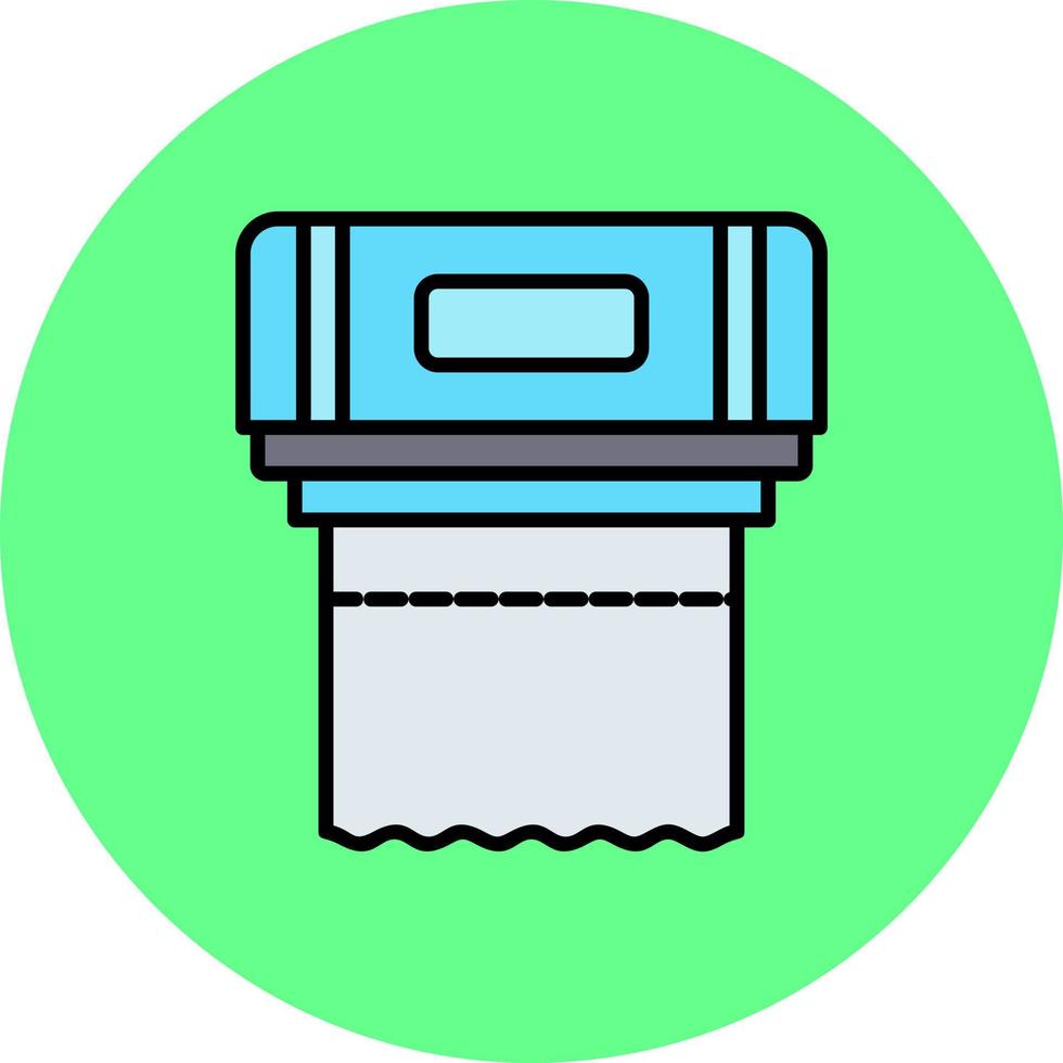 Paper Towel Creative Icon Design vector