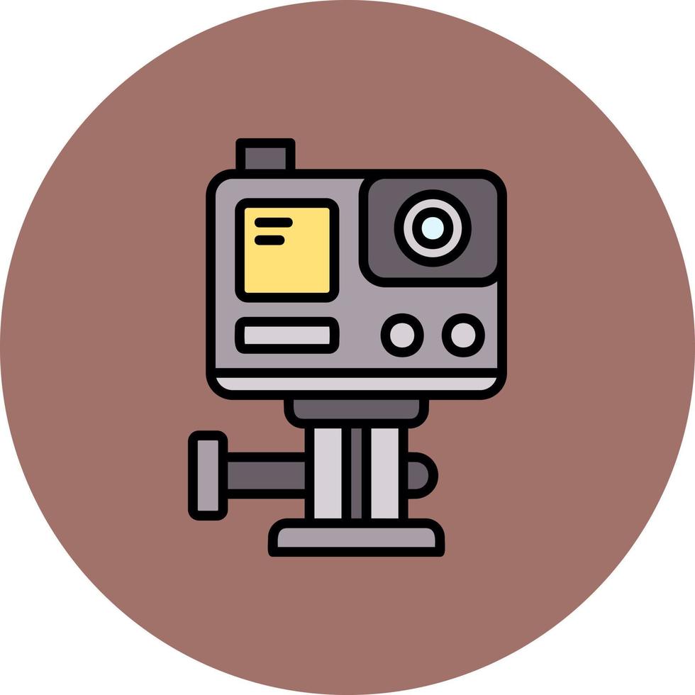 Action Camera Creative Icon Design vector