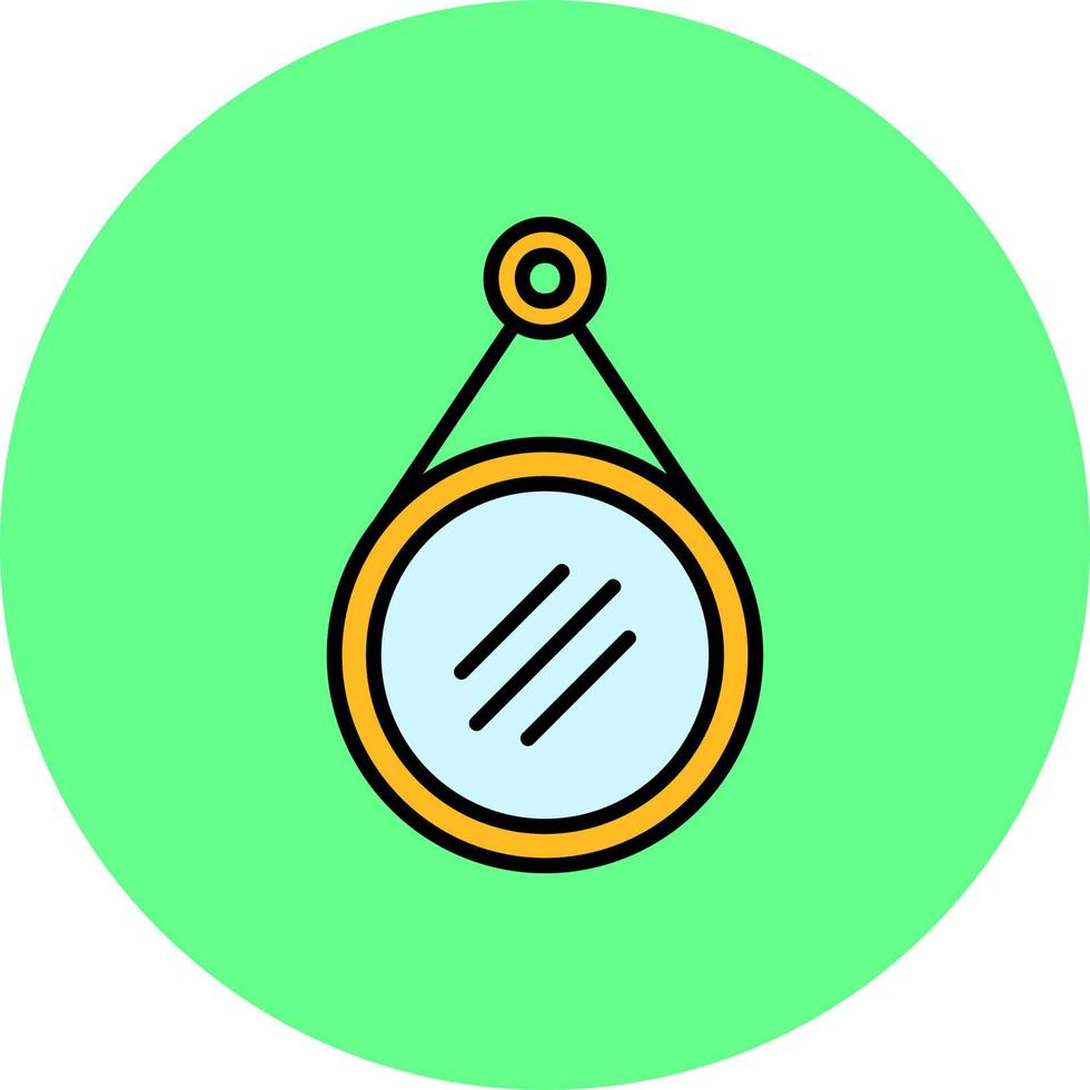Mirror Creative Icon Design vector