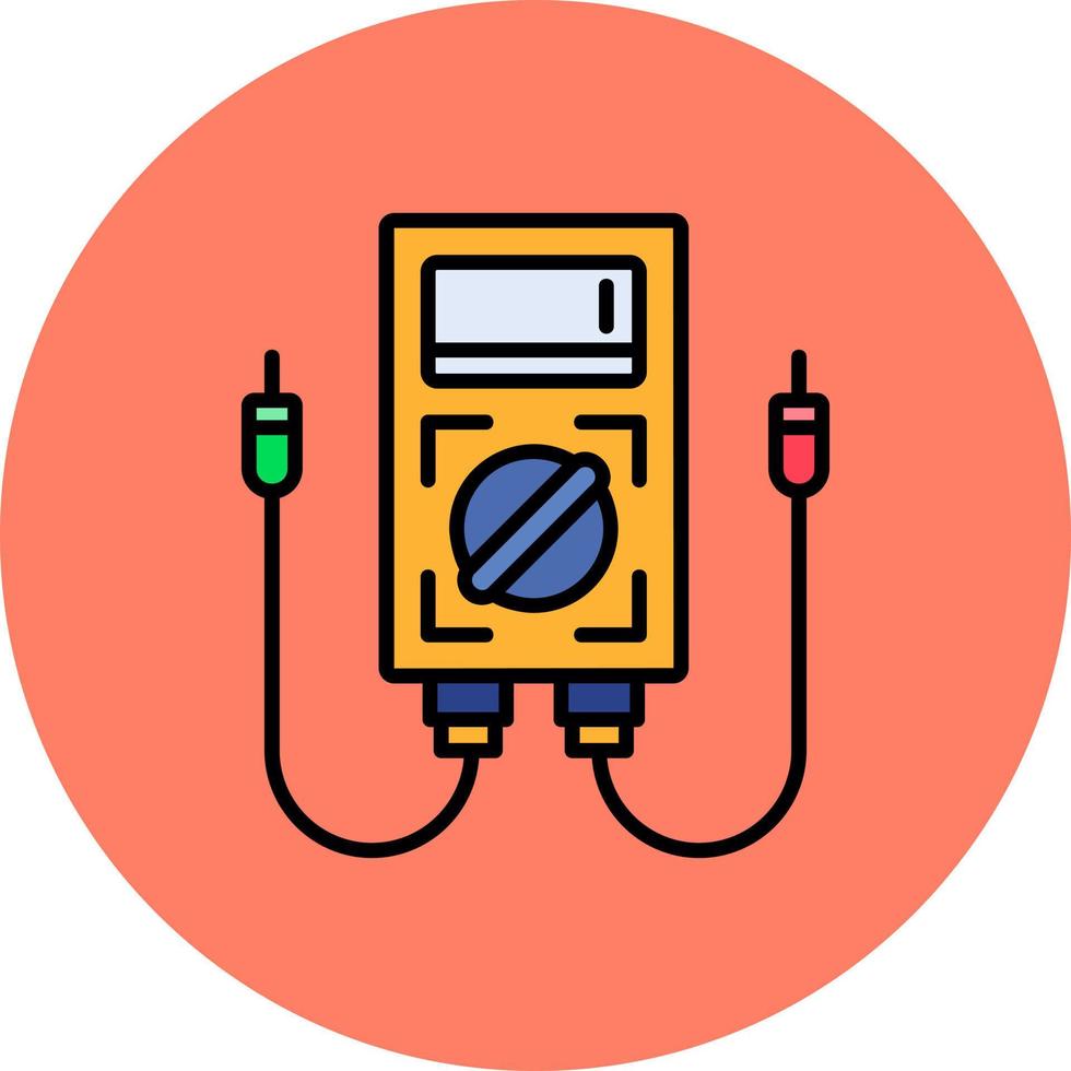 Multimeter Creative Icon Design vector