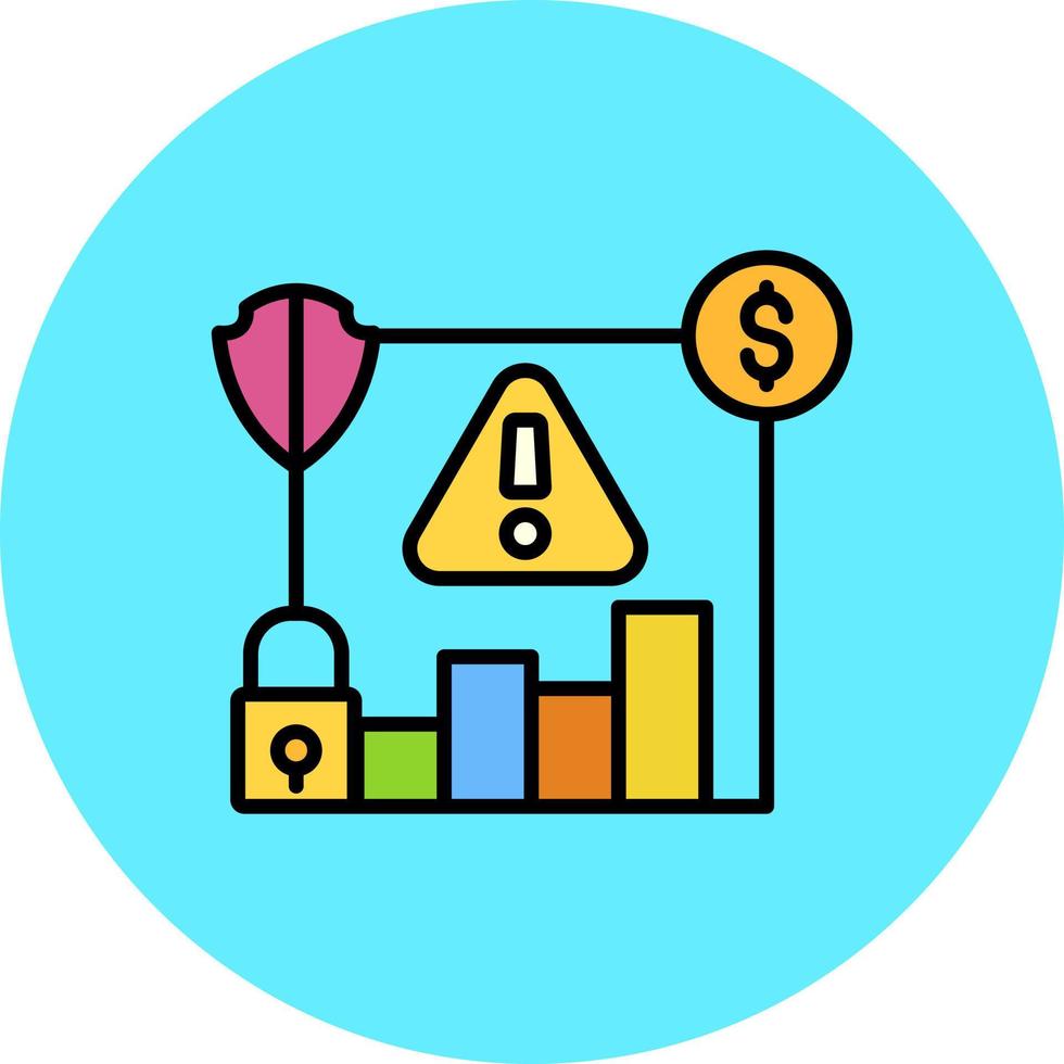 Risks Creative Icon Design vector