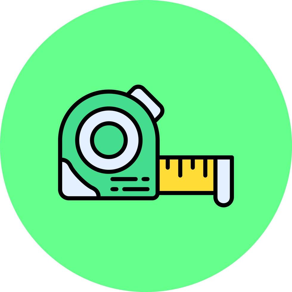 Tape Measure Creative Icon Design vector