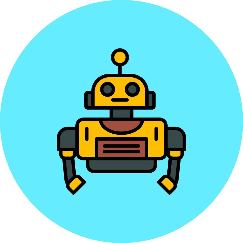 Robot Creative Icon Design vector