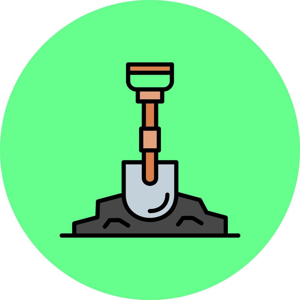 Shovel Creative Icon Design vector