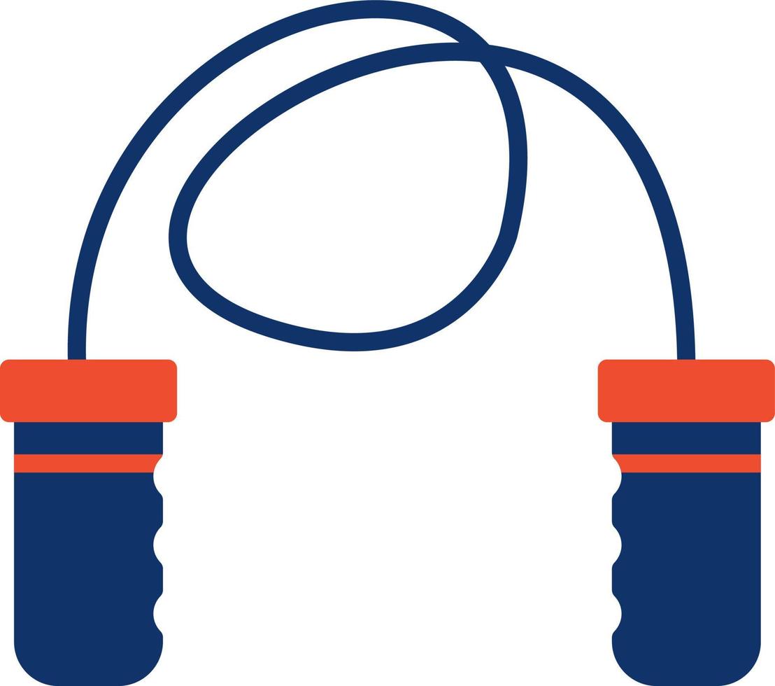 Skipping Rope Creative Icon Design vector
