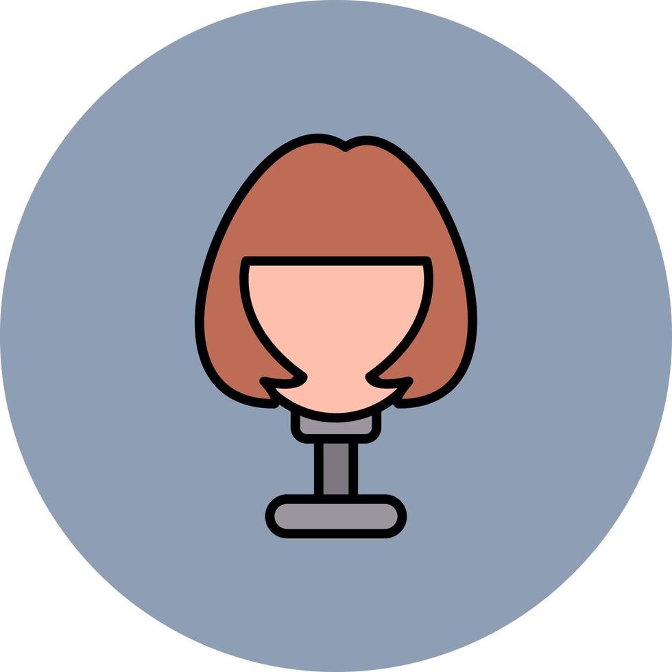 Wig Creative Icon Design vector