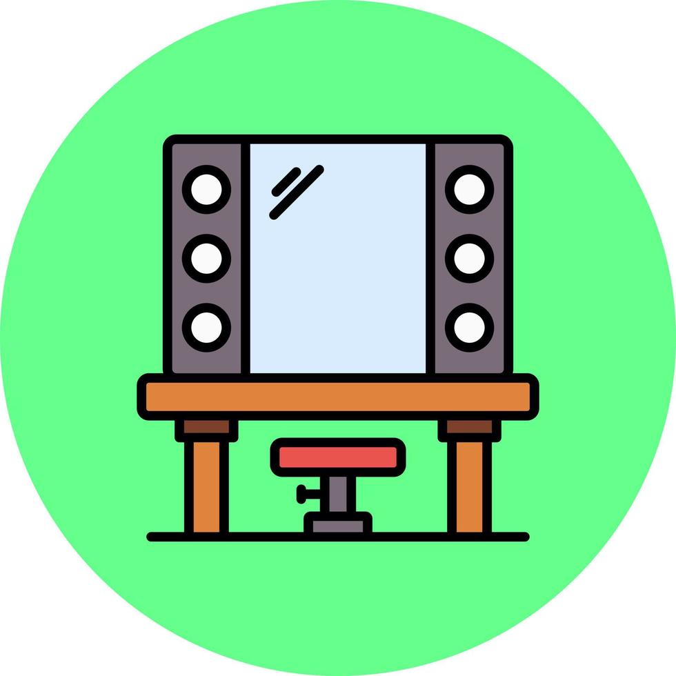 Dressing Room Creative Icon Design vector
