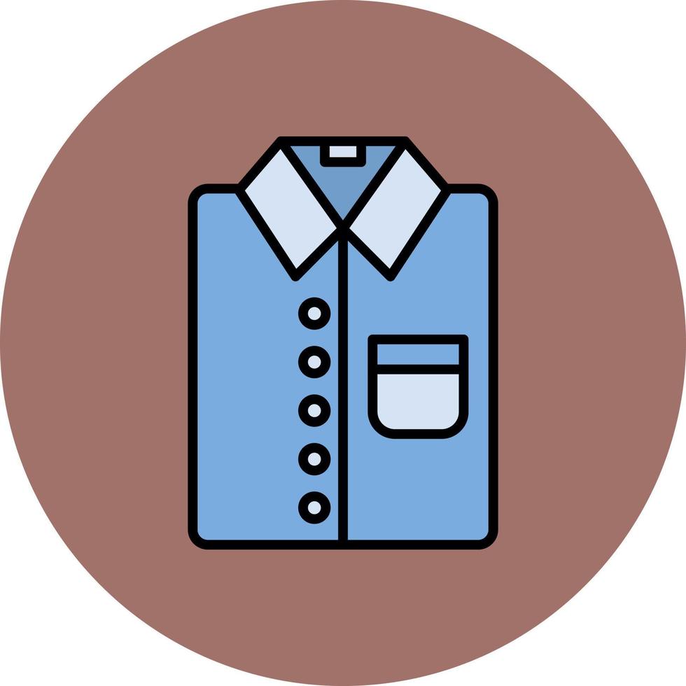 diseño de icono creativo de camisa vector