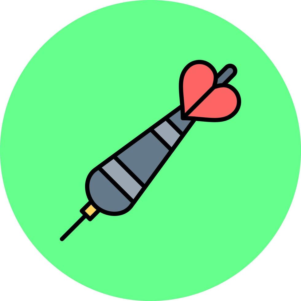 Dart Creative Icon Design vector