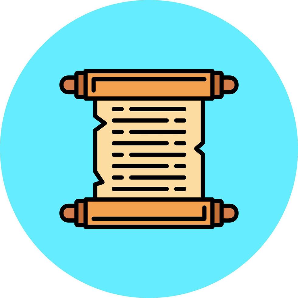 Scroll Creative Icon Design vector