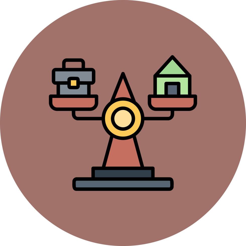 diseño de icono creativo de equilibrio vector