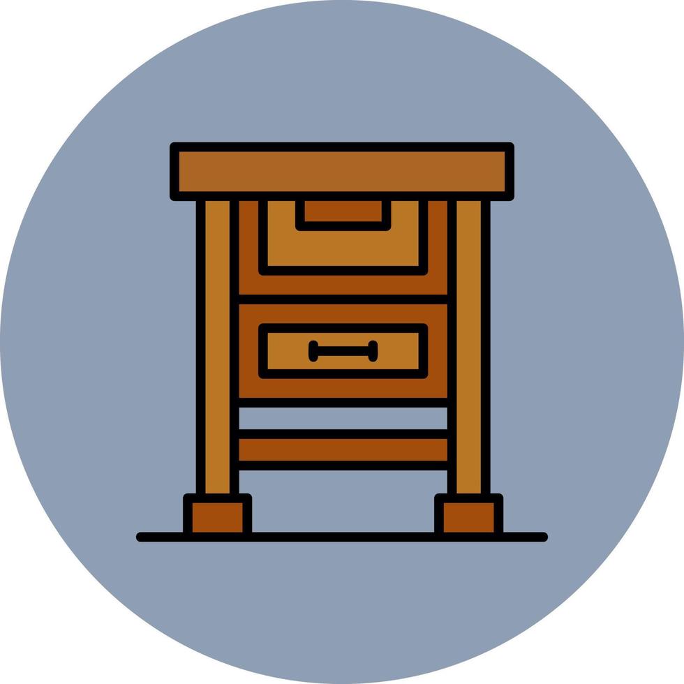 End Table Creative Icon Design vector