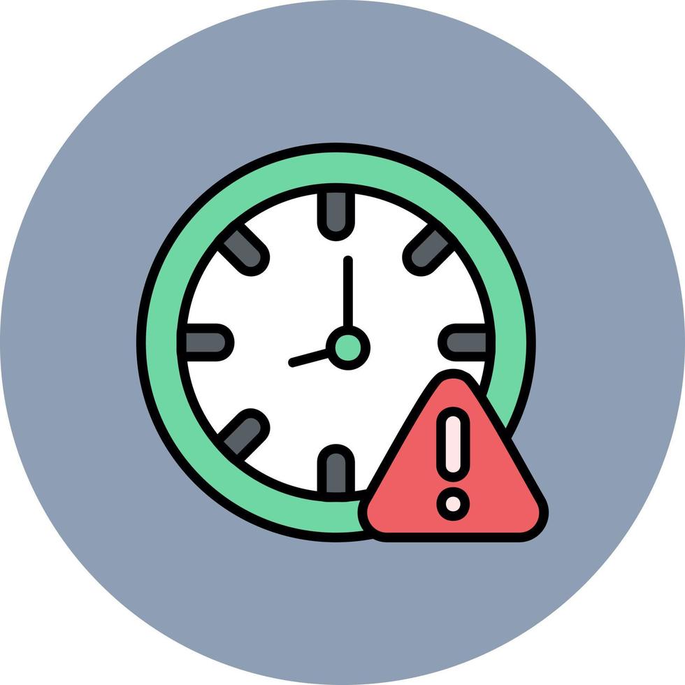 Expired Creative Icon Design vector