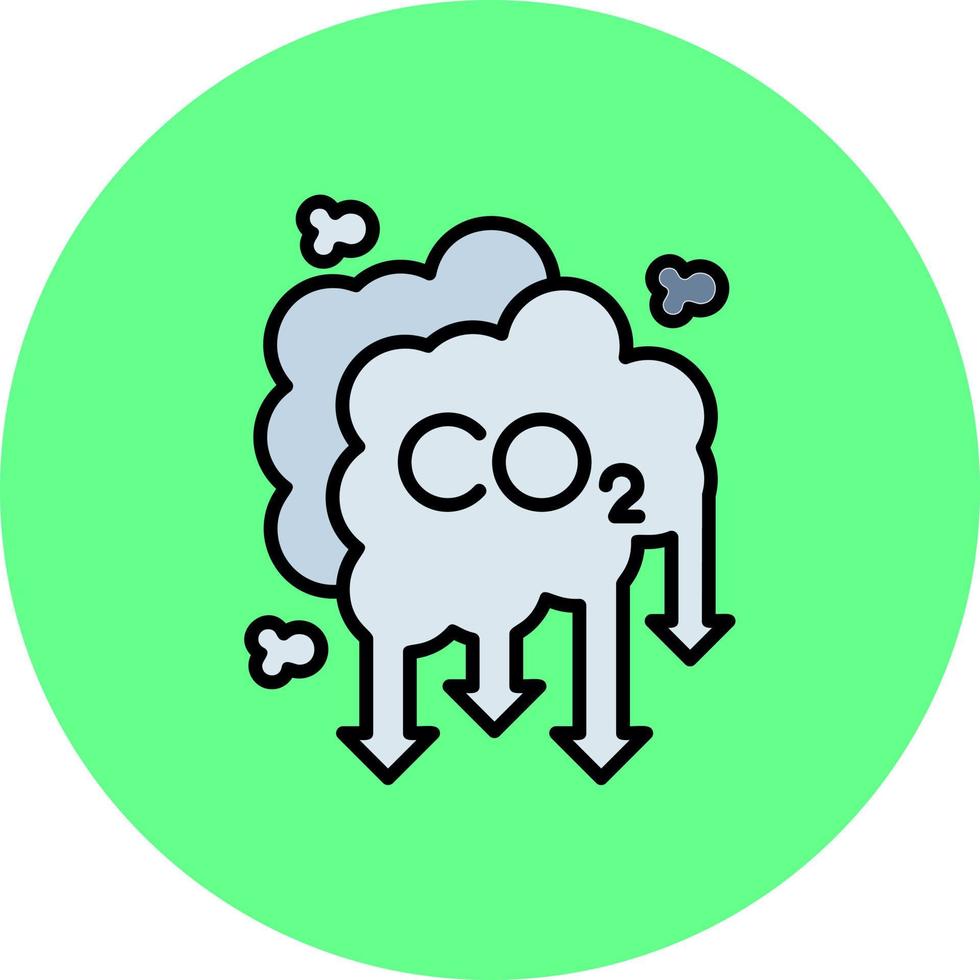 diseño de icono creativo de contaminación del aire vector