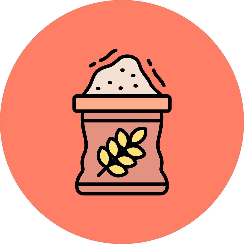 Flour Creative Icon Design vector