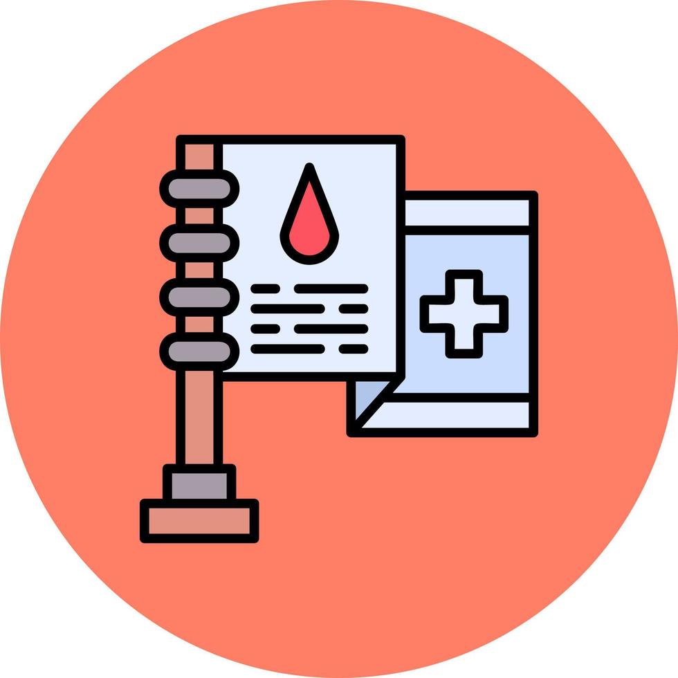 Blood Donor Creative Icon Design vector