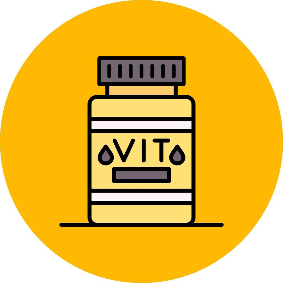 Vitamin Creative Icon Design vector