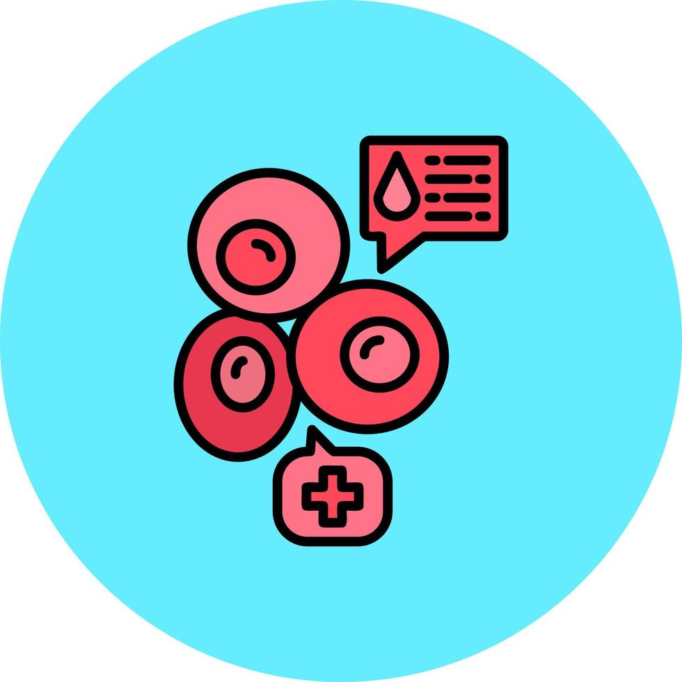 Blood Cells Creative Icon Design vector
