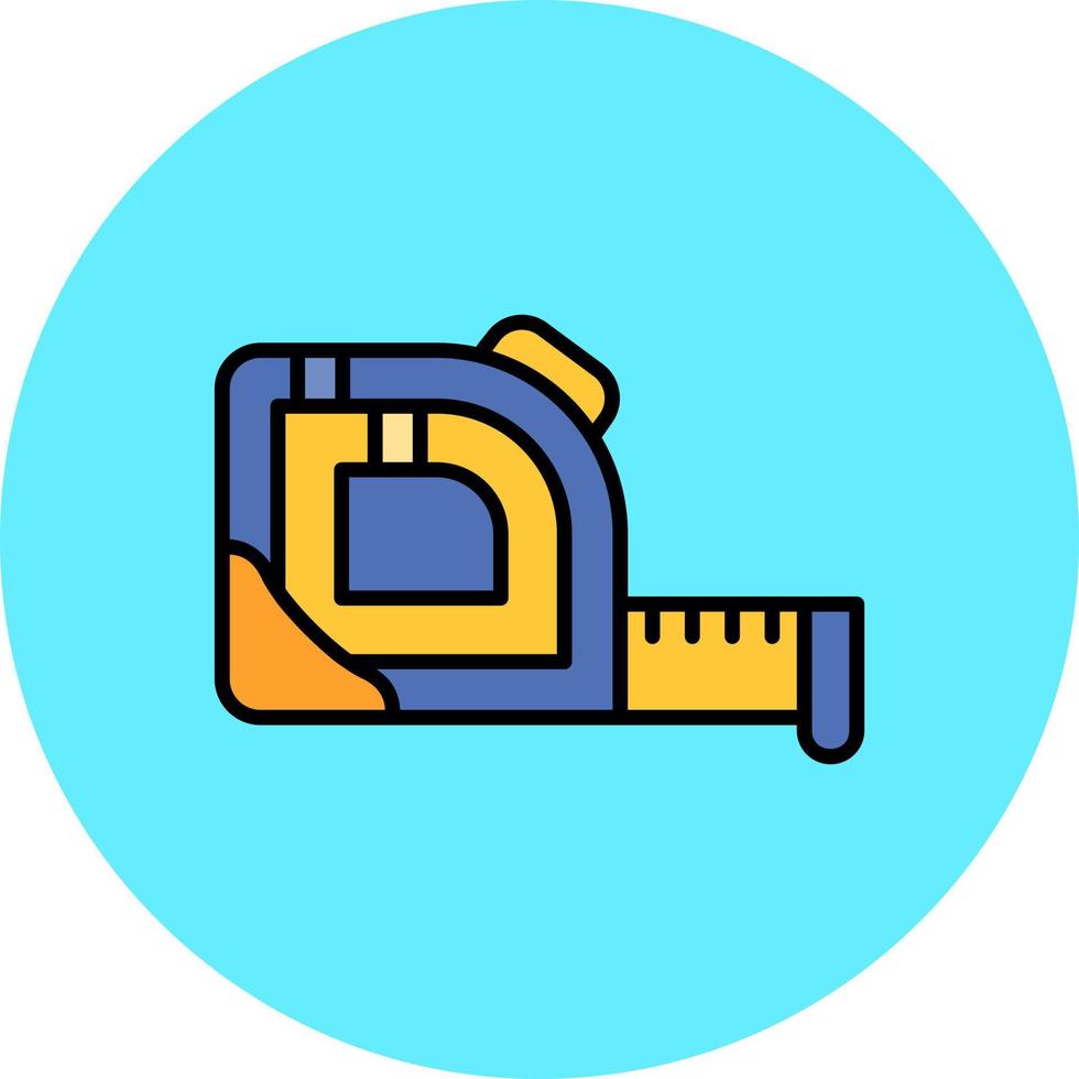 Measuring Tape Creative Icon Design vector