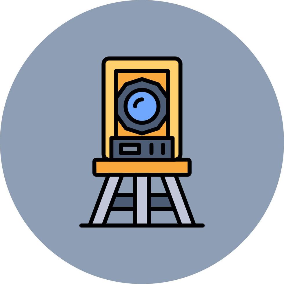 Theodolite Creative Icon Design vector