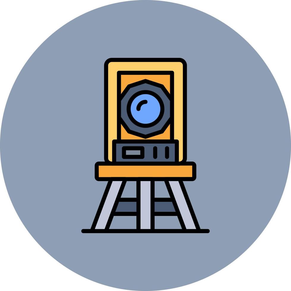 Theodolite Creative Icon Design vector