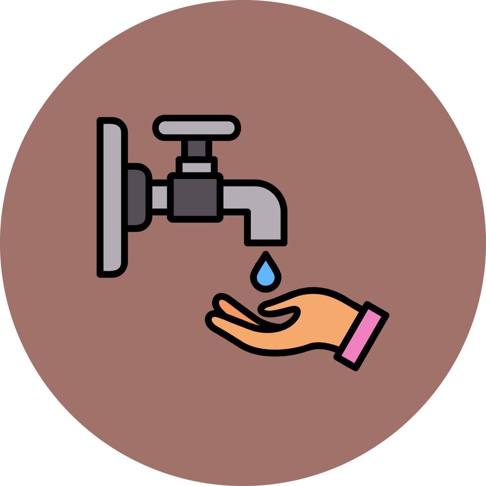 Wudu Creative Icon Design vector